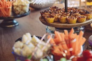 Buffet mignardise et légumes